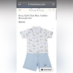 New Kissy Kissy boys golf set
